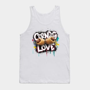 Corndog Love Design Tank Top